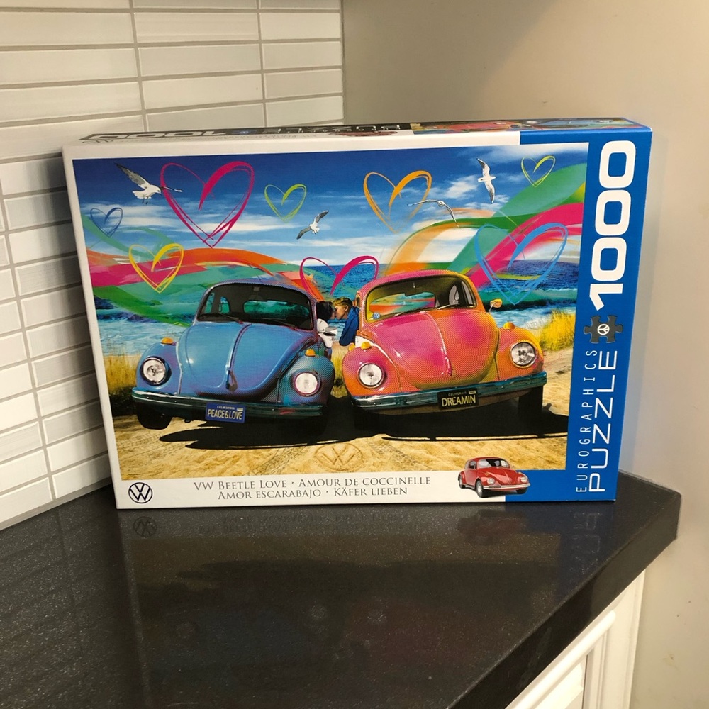 Eurographics VW Beetle Love 1000 piece puzzle